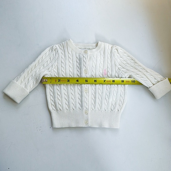 Ralph Lauren Mini-Cable Cotton Cardigan - Picture 6 of 7